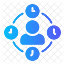 Horario Flexivel Horario De Trabalho Horario Ícone