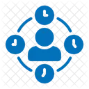 Horario Flexivel Horario De Trabalho Horario Ícone
