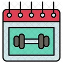 Horario de gimnasio  Icono