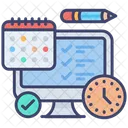 Horario Calendario Programacao Ícone