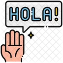 Hola Hola Habla Icono