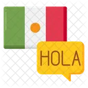 Hola Hola Habla Icono