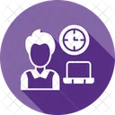 Horas De Trabalho Trabalho Remoto Horas Ícone