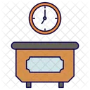 Horas De Trabalho Tempo Relogio Ícone