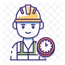 Horas De Trabalho Relogio Horario Ícone