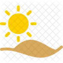 Horizon Sea Sun Icon