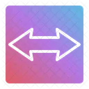 Horizontal Direction Resize Icon
