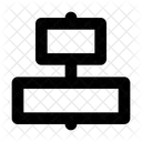 Horizontal Align Center  Icon