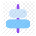 Horizontal Align Center Object Icon