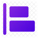 Horizontal Align Left  Icon