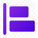 Horizontal Align Left  Icon