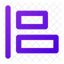 Horizontal Align Left  Icon