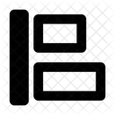 Horizontal Align Left  Icon
