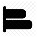 Horizontal Align Left Object Icon