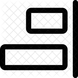 Horizontal Align Right  Icon
