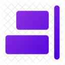 Horizontal Align Right  Icon