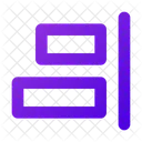 Horizontal Align Right  Icon