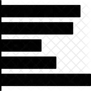 Horizontal Bar Chart  Icône