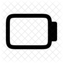 Horizontal Battery Empty  Icon