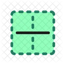 Horizontal Border Cell Icon