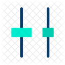 Horizontal Distribute Center Align  Icon