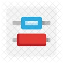 Distribute Vertical Center Icon