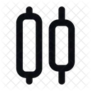 Horizontal Distribute Center Horizontal Distribute Horizontal Distribution Center Icon
