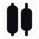 Horizontal Distribute Center Horizontal Distribute Horizontal Distribution Center Icon