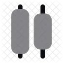 Horizontal Distribute Center Horizontal Distribute Horizontal Distribution Center Icon