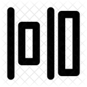 Horizontal Distribute Left  Icon