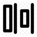Horizontal Distribute Right  Icon