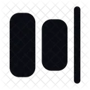 Horizontal Distribute Right Distribute Right Right Alignment Icon