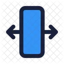 Horizontal expand ai  Icon