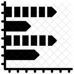 Horizontal Graph Icon