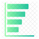 Horizontal Graph  Icon
