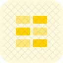 Horizontal Grid Icon