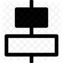 Horizontal Align Elements Icon