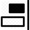 Horizontal Align Elements Icon