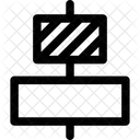 Horizontal Align Elements Icon
