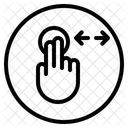 Horizontal  Icône