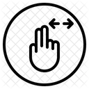 Horizontal  Icône