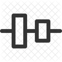 Horizontal Center Left Icon