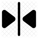 Horizontal Mirror Mirror Edit Tools Icon