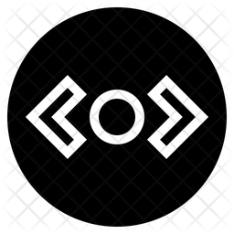 Horizontal Scroll Icon - Download in Rounded Style