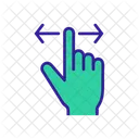 Swipe Touchscreen Concept Icon
