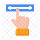 Horizontal Scroll  Icon