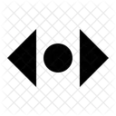 Horizontal Cursor Arrow Icon