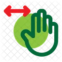 Horizontal Scroll Finger Hand Icon