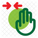 Horizontal Scroll Finger Hand Icon
