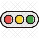 Horizontal Traffic Light Icon